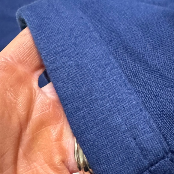 Savage X Fenty ESSENTIAL OVERSIZED BUTTON-UP SHIRT in Royal Blue - Picture 10 of 14